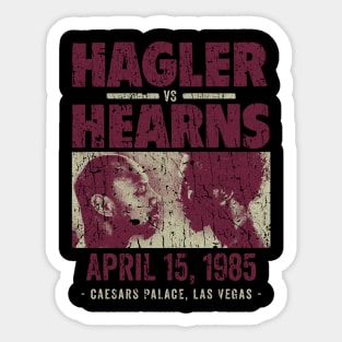 VINTAGE RETRO STYLE - Hagler vs Hearns LAS VEGAS 80S Sticker